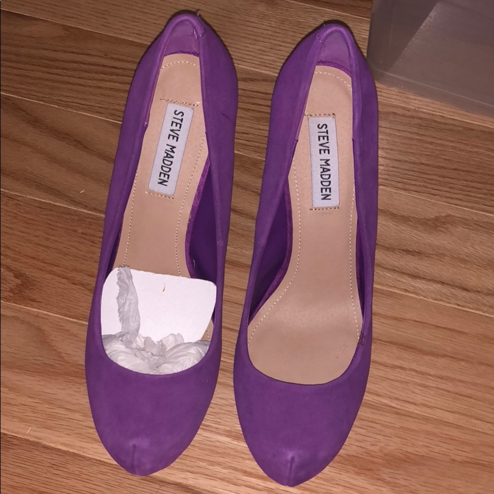 Purple Steve Madden heels